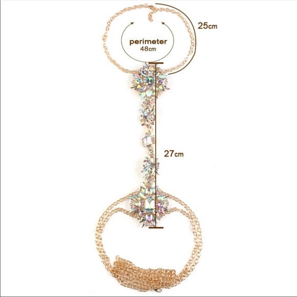 NEW COLOR IN STOCK!!! Necklace Harness Chain - Picture 4 of 4